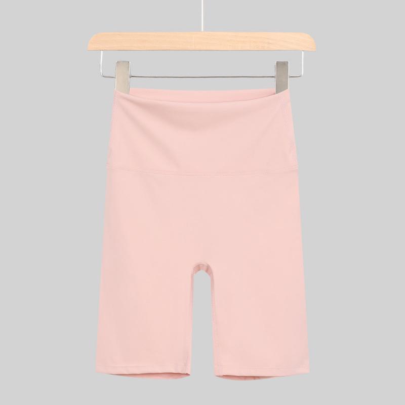 Lulu High-Waisted Quick-Dry Yoga Pilates Peach Hip Logo Shorts Size 10 (130-140 lbs)