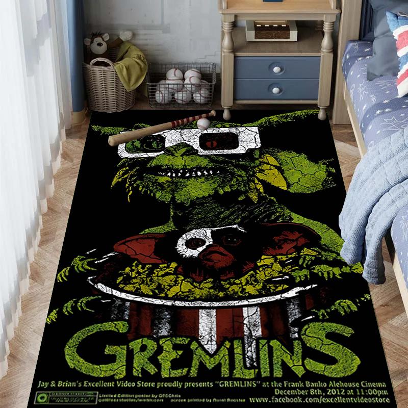 Whimsical Gremlins Adventure carpet printing floor mats Room Fashion Bathroom mat