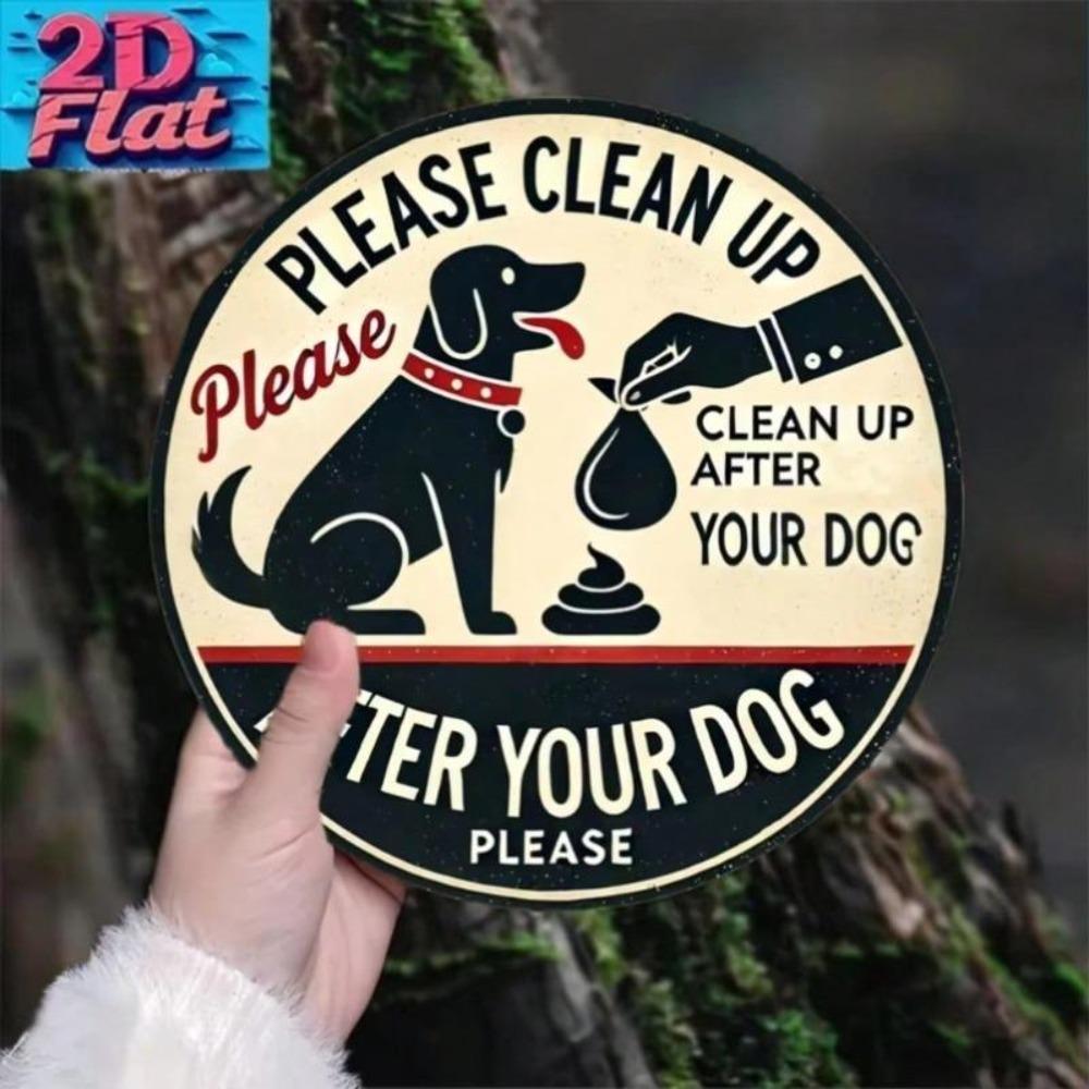Keep It Clean Vintage Metal Sign Funny Pet Wall Decor Home Garage Cafe Gift