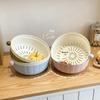 Household Double Drain Basket, Fruit Storage Basket, Kitchen, Vegetable Washing Hot Pot, Small Basket, Single Food Drain Basin
