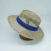 South Korea Ins Foreign Trade Seaweed Woven Flat Top Top Top Hat For Men And Women Summer Shading Vacation Beach Panama Tide Straw Hat