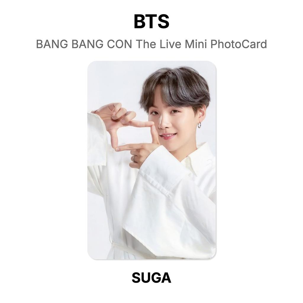 BTS BANG BANG CON The Live Mini PhotoCard Official Photocard