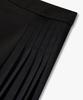 Bobeu Asymmetric Pleated Skirt_Black 7156335003