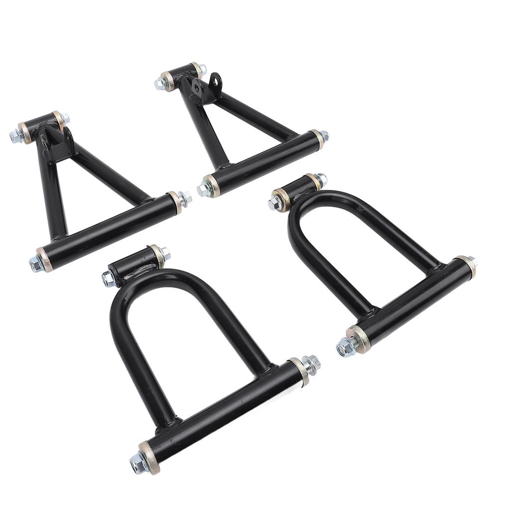 6 Inch Front Suspension Shock Swing Arm Kit Metal Swing Arm Assembly for 100cc 150cc 200cc 4 Wheels Quad Bike Go Kart