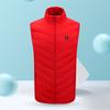 Heating Waistcoat Stand Collar Firm Hemming Comfortable Warming Rechargeable Electric Heating Vest