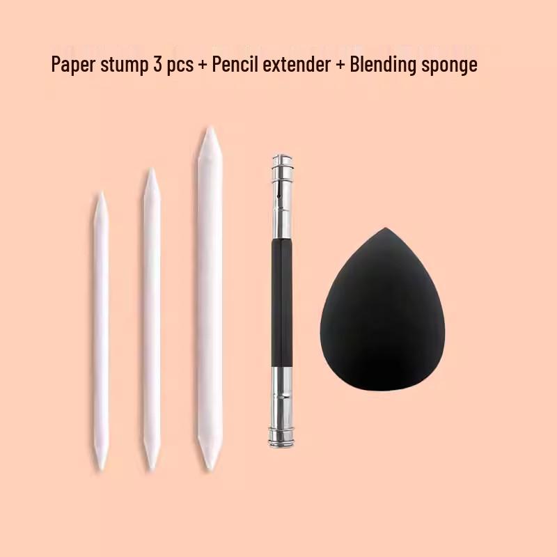 Professional Sketching & Blending Stump and Eraser Set