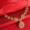 Gifts Gold Color Necklace Earring Set Plated African Bridal Jewelry Sets Dubai Jewelry Sets  Women