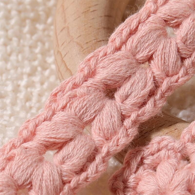 3pcs Newborns Dummy Chain Baby Soother Chain Pacifier Holder Woven Dummy Clip Toddlers Infant Pacifier Strap Baby Supply