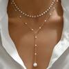 European and American jewelry star five-pointed star women's necklace simple collarbone