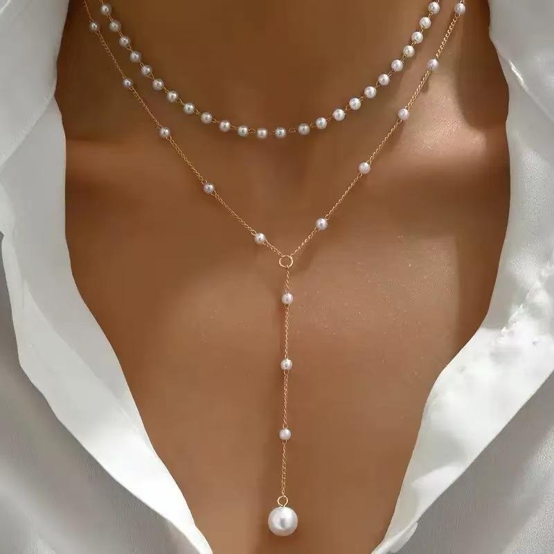 European and American jewelry star five-pointed star women's necklace simple collarbone