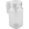 Fdit Acrylic Transparent Juice Bottle Striped Water Ice Cold Juice Jug with Lid Great for Homemade Juice & Cold Tea or for Milk Bottles Reusable