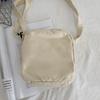 Handytasche Einfarbig Umhängetasche Canvas-Tasche Damen Schultertasche Kleine Tasche