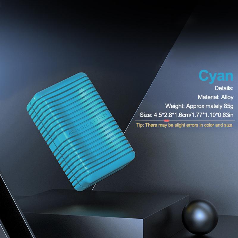 1PC Edc Fidget Slider Rotating Metal Soap Anti Pressure Sensory Toy Tdah Focal Table Toy with Soft Magnetic Slider