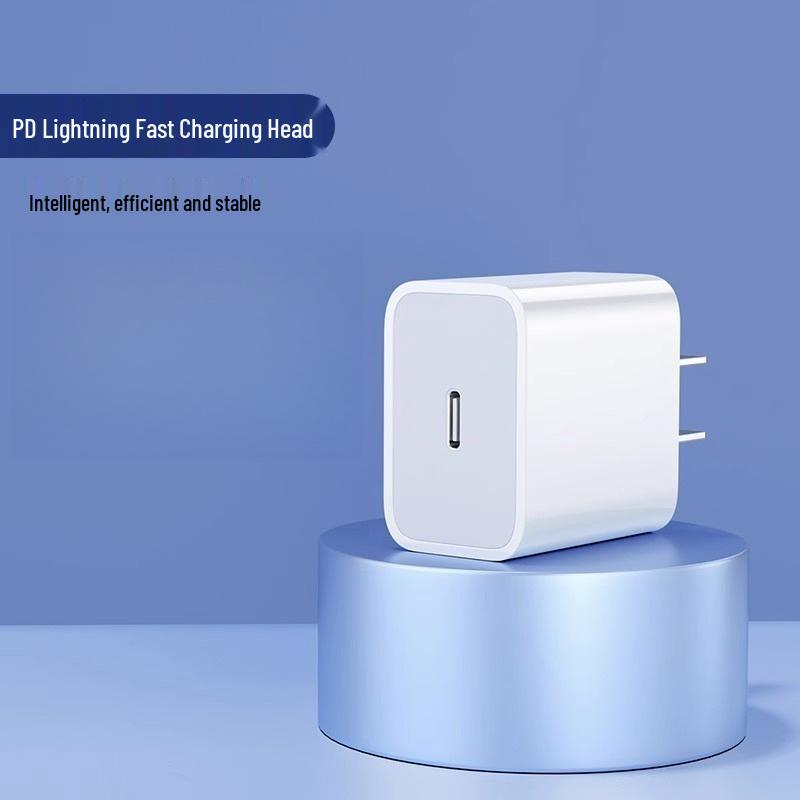 3C Certified 20W Dual-Port PD Fast Charger for Apple Devices with Charging Cable