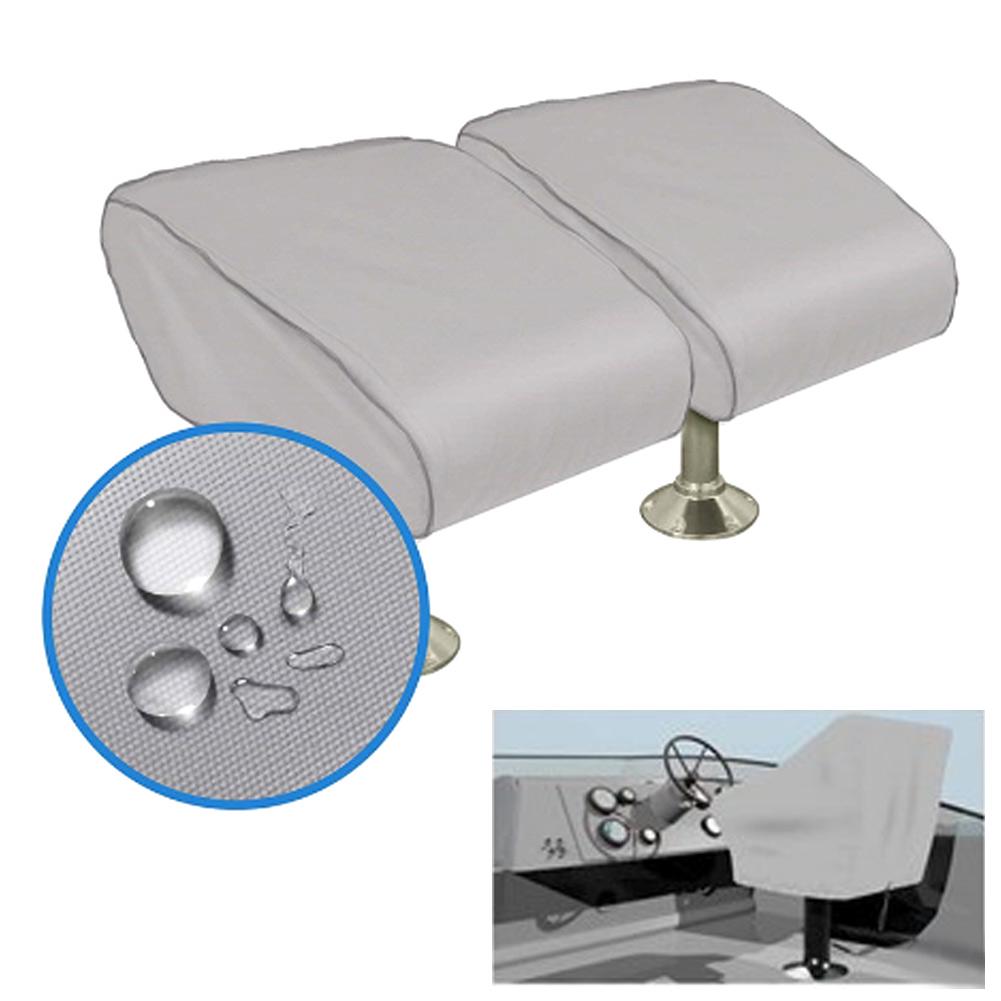 50.8x45.7x35.6cm 210D Oxford Cloth Chair Cover Rainproof Sunproof Chair Protective Dust CoverGray