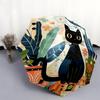 1 PC Automatic Folding Umbrella - Beautiful cat Pattern, Portable & Foldable Design with 8 Ribs, Christmas Birthday Gifts