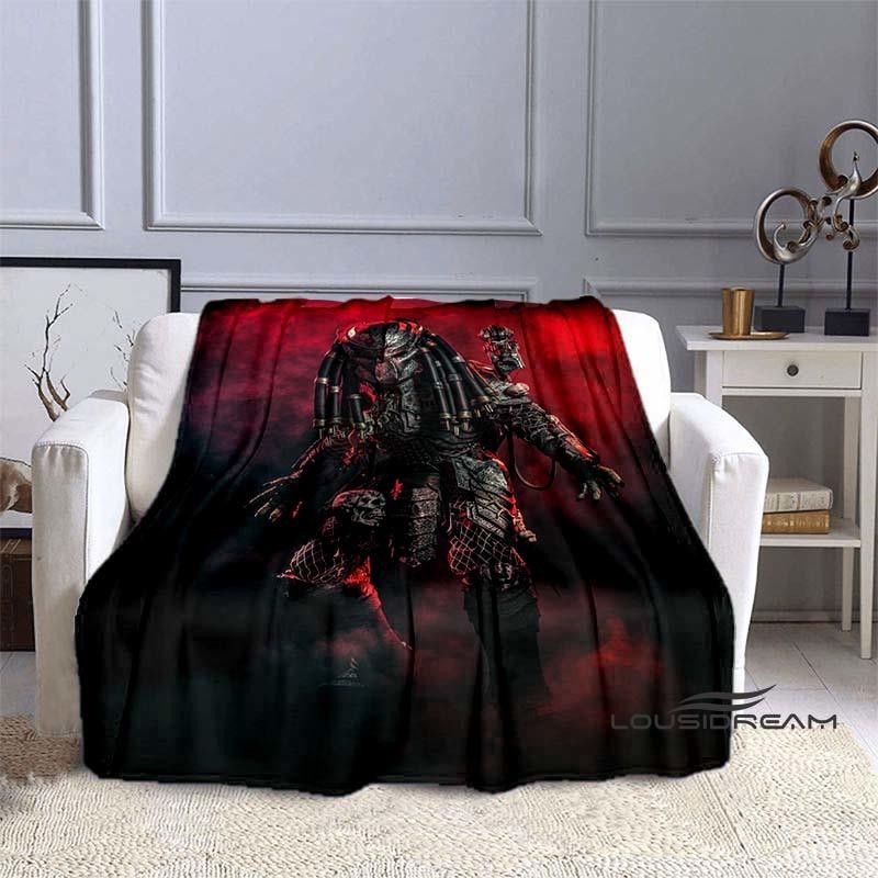 Alien Vs. Predator Printed Blanket Warm and Beautiful Flannel Soft and Comfortable Home Travel Bed Blanket Birthday Gift