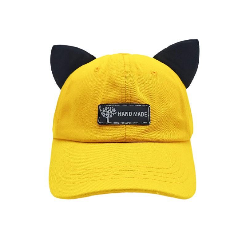 

Trendy Pilot s Hat Korean Style Duckbill Cap Unisex Baseball Cap with Sunglasses Slot Student Couple Sun Hat Adjustable жёлтый
