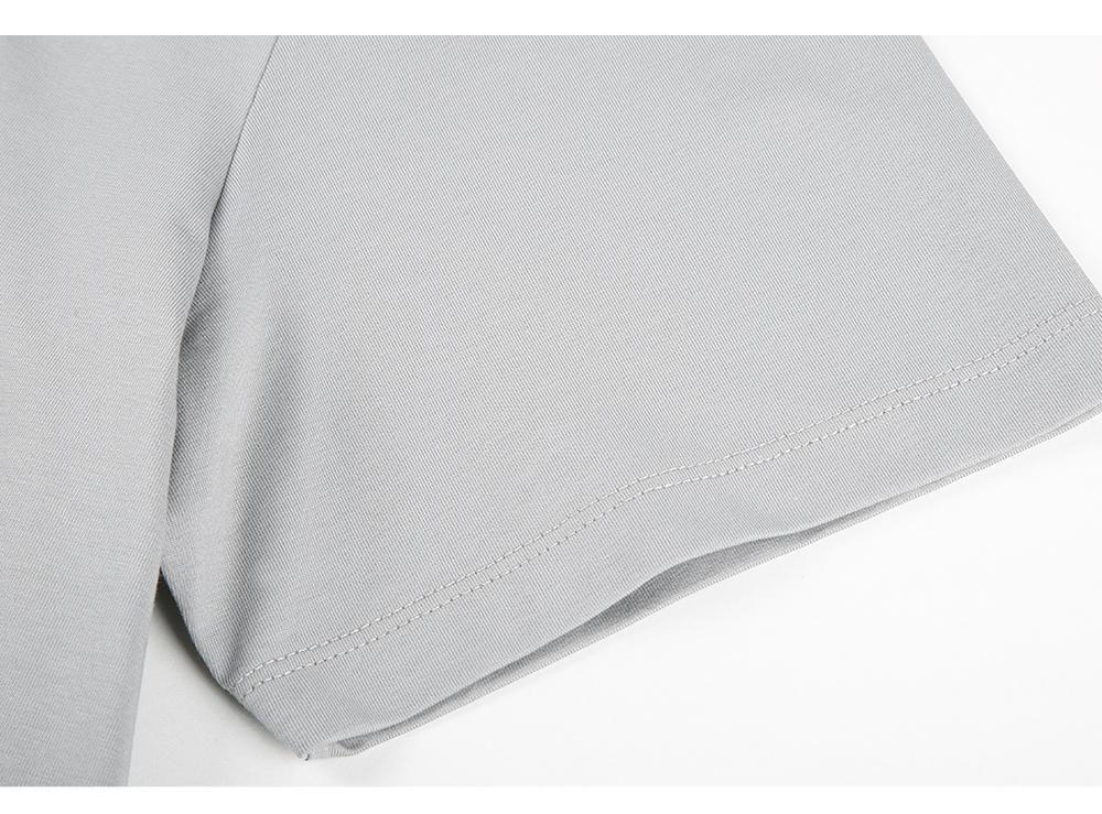 Three Proof Printed Cotton Soft T-shirt with Soft and Skin Friendly Short Sleeves 81262M0510