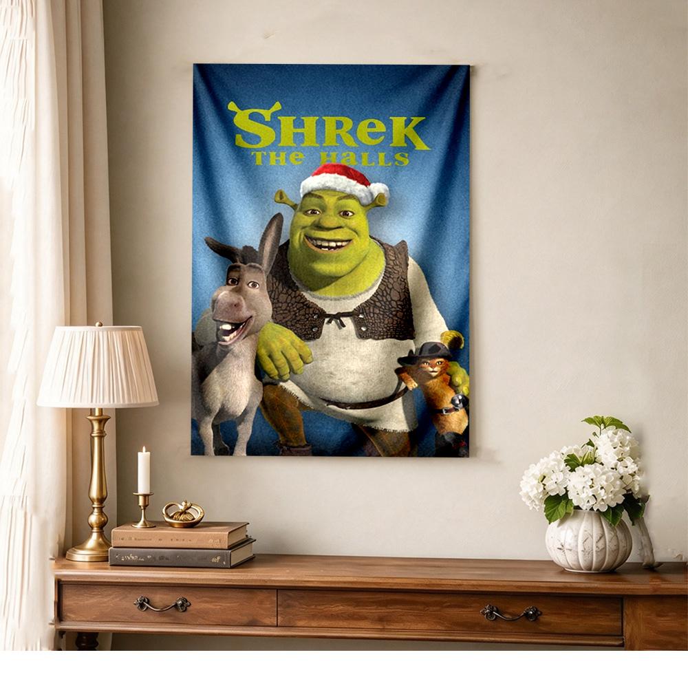 Shrek Vintage Tapestry Rustic Farmhouse Made For Dorm Wall Studio Wall Balcony Four Seasons Vintage Wall Art Perfect Gift For Dorm Roommate