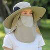 Summer Sun Hats UV Protection Outdoor Hunting Fishing Cap for Men Women Hiking Camping Visor Bucket Hat Neck Flap Fisherman Hat
