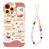 Scarf puppy apple 16promax mobile phone case 16 new silicone 14plus cute 15pro all-inclusive soft case