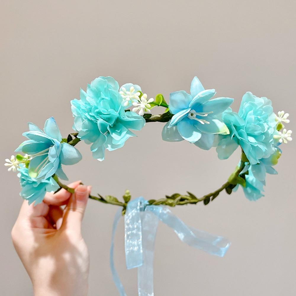 Artificial Flower Fairy Flower Crown Bride Wedding Wedding Headband Fascinating Flower Headbands
