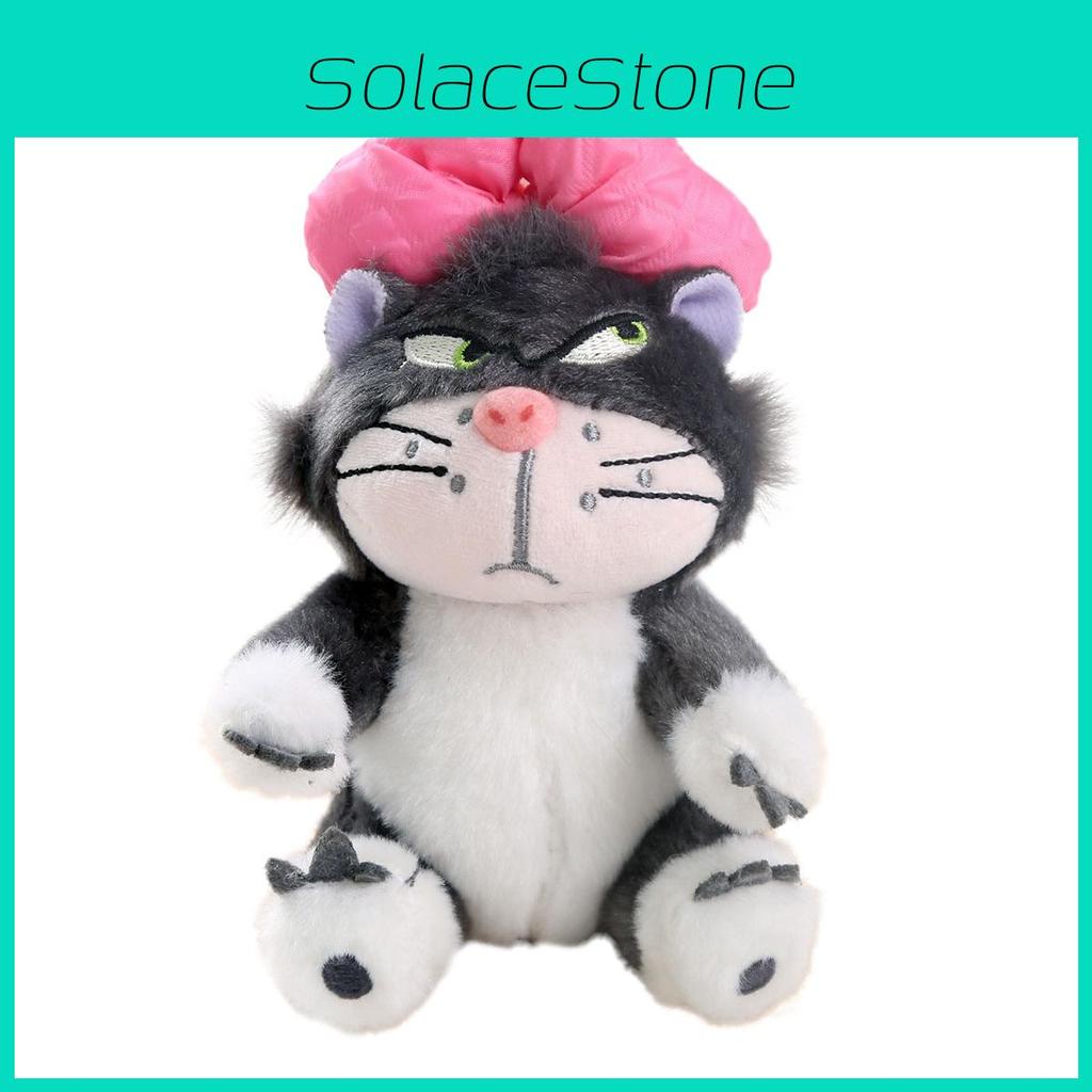 Plush Cat Keychain With Pink Butterfly Bow For Girls Gift And Accessories
