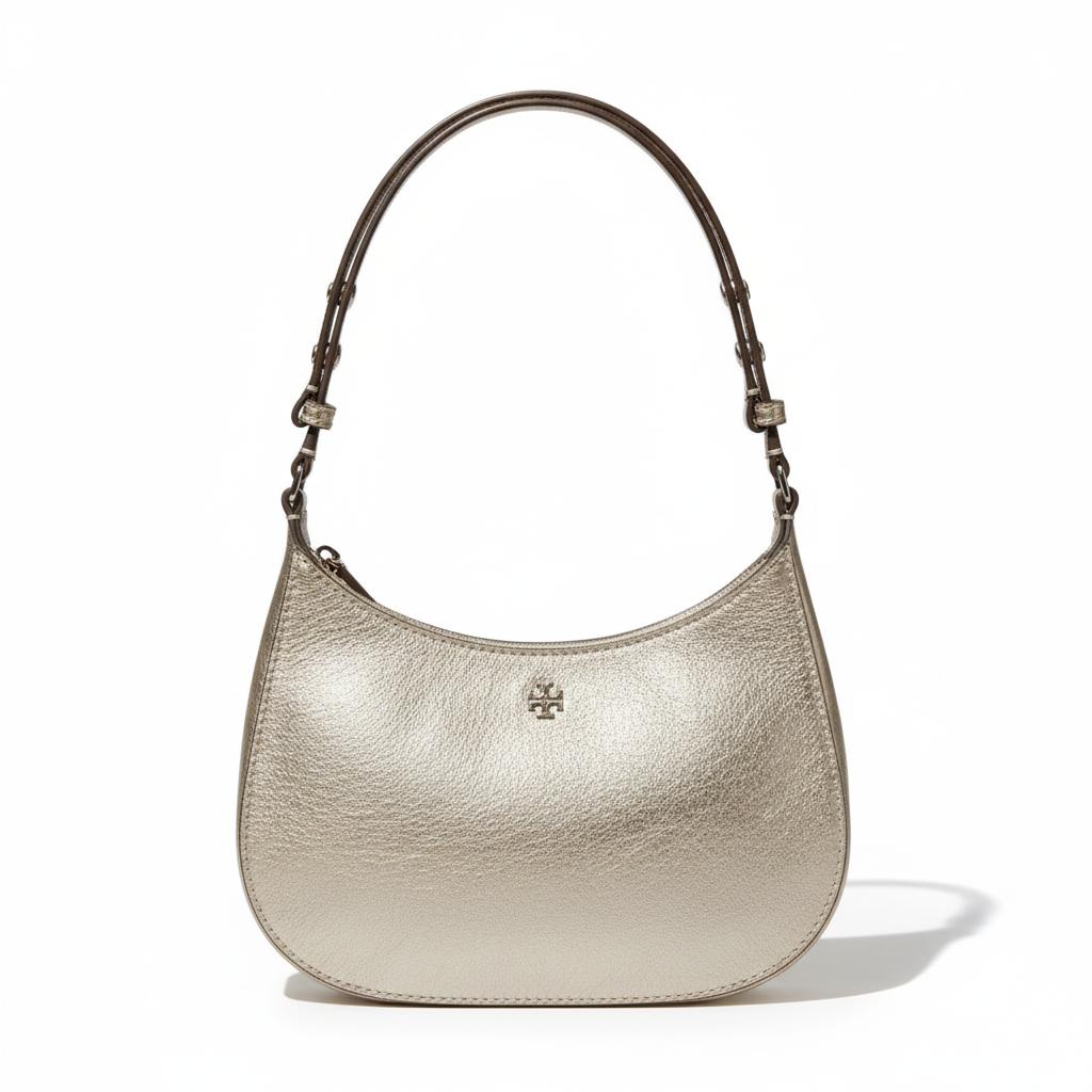 

Tory Burch Emerson Logo Solid Design Shoulder Bag Women shoulder bag Platinum 159518-272 Basic Set (Bag+Dust Bag)