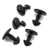 10Pcs Rear Bumper Tow Cover Trim Panel Clip DYR500010 Auto Fastener Clips For Range Rover Sport 05-13 For Land Rover Discovery