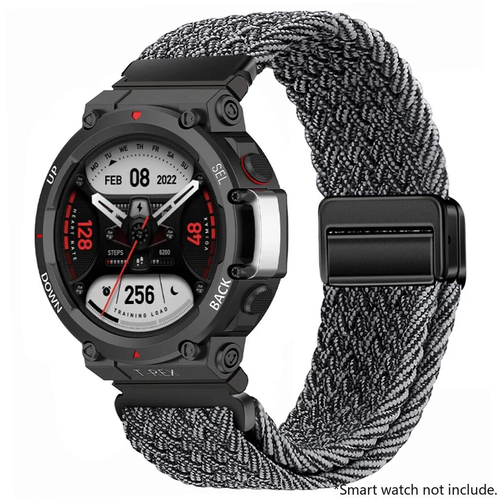 New Braided Loop Strap For Huami Amazfit T-Rex 2 3 Band Smart Watch Nylon Elastic Belts For Huami Amazfit T-Rex T RexPro Correa
