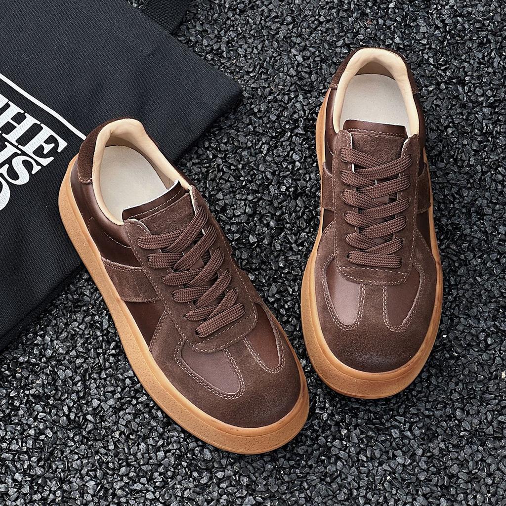 Platform-soled German training shoes for women's autumn new versatile polish sports and leisure board shoes Forrest Gump shoes for women