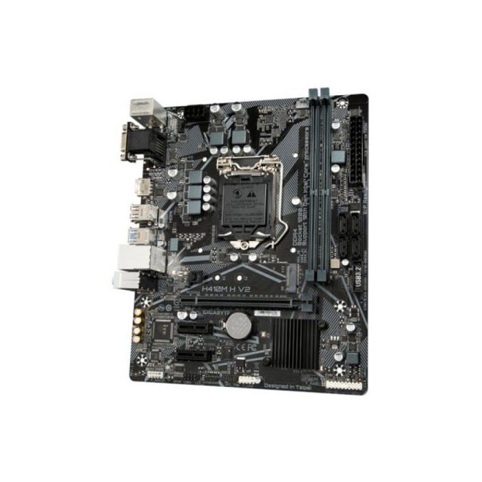 Carte Mère - Gigabyte - H410M H V2 - mATX - LGA1200 - DDR4 SDRAM