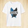 Attack on Titan Wings of Freedom Tshirt Doublesided Print Short Sleeve for Fans Tee Black White Shinzou Wo Sasageyo Anime