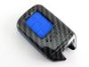 BRIGHTZ Carbon Fiber Smart Key Case for Honda Odyssey Hybrid Blue Fits Honda Odyssey Honda Honda Smart Key (RC4) - [KEY-CASE-034] - Hybrid, Odyssey,