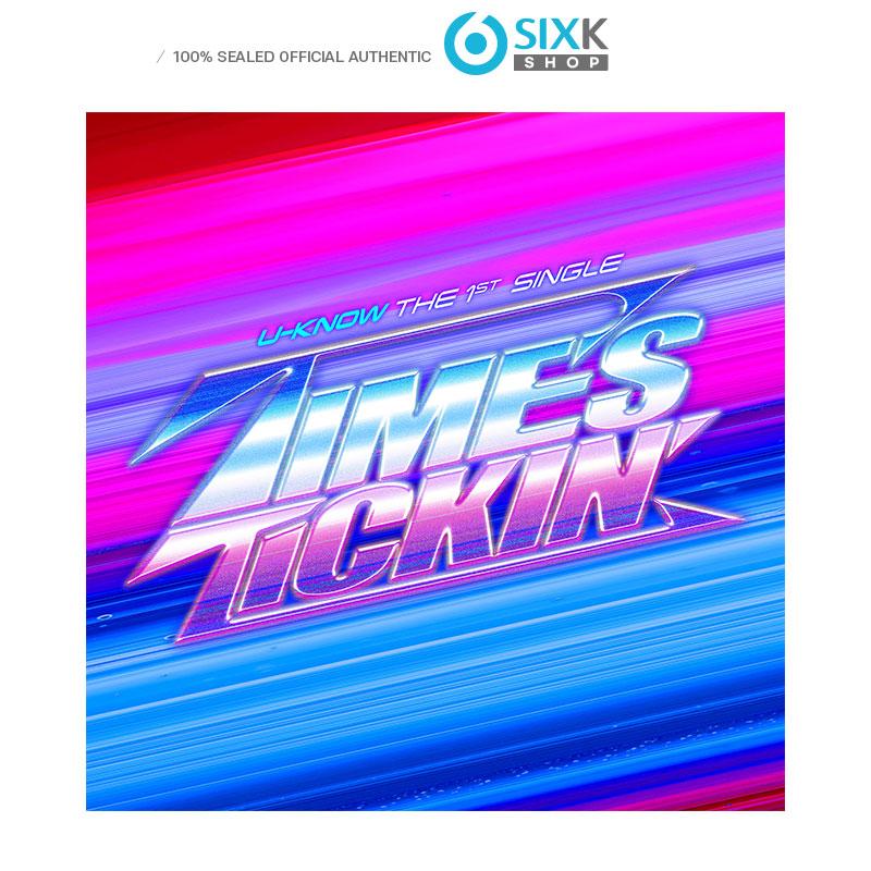 [Pre-order] U-KNOW(TVXQ!) Single 1ST ALBUM [Time s Tickin] Photobook Ver (6KSHOP Exclusive Benefit) [NO POB] RANDOM