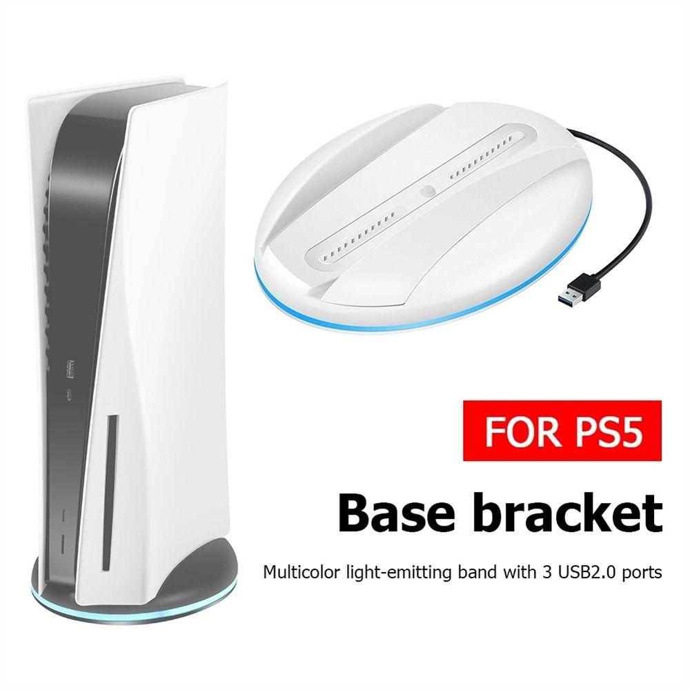 

Игровые принадлежности Кронштейн для крепления на док-станцию LED Base для PS5 Console Holder Dock для PS5 Console Dock