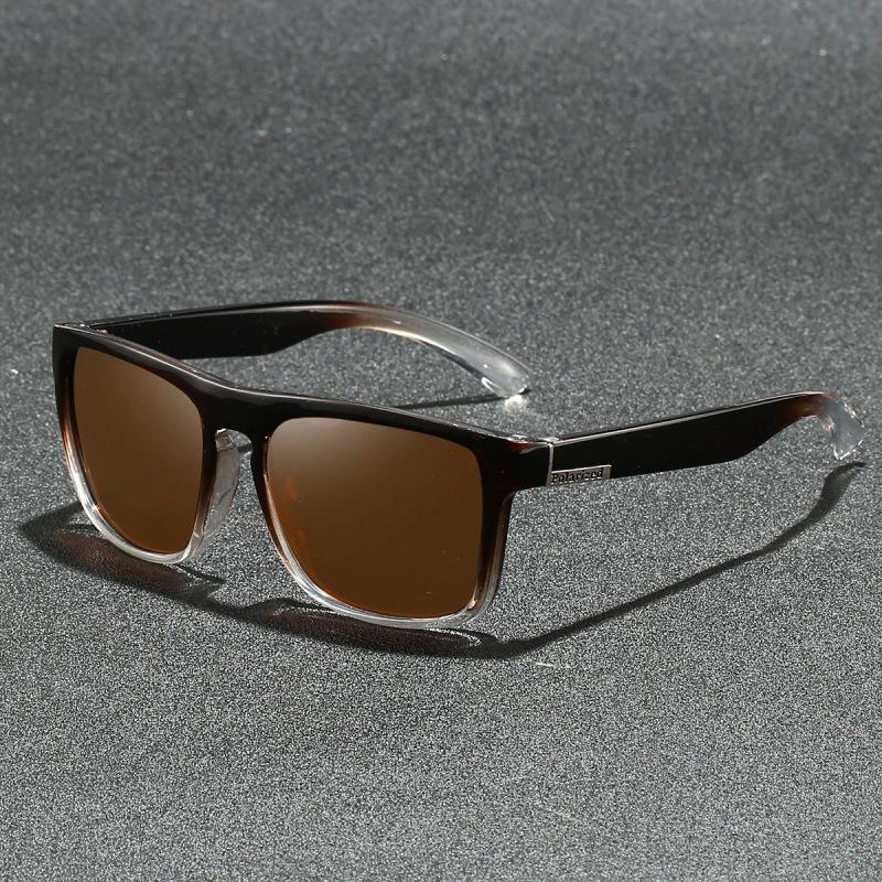 1/3Pcs Square Gradient Polarized Sunglasses Anti Glare Sun Shades For Summer Party Vacation Travel Driving Fishing Glasses