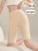 Women's Ice Silk Seamless Safety Shorts, Summer, Cotton Crotch, Anti-Exposure, Non-Rolling Hem, Thin, Plus Size
