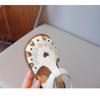Spring-summer New Style Baby Girls' Sandals, Embroidered Closed-toe Soft Sole Sandals for Little Girls, Chinese-style Sandals, Girls' Princess Shoes