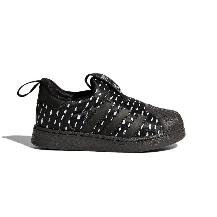 Adidas Originals 360 I Low top Skateboard Shoes Black White Infant And Toddler BY9932