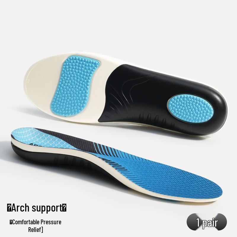 U-Shaped Heel Cup Insoles: Arch Support for Pronation & Supination Prevention, Comfortable Fit, No Rubbing