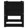 Vidaxl Donica, Czarny, 40X40X52,5 Cm, Lite Drewno Sosnowe