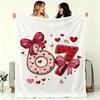 Artwork S-SIX SEVEN67 Throw Soft Warm Throw Blanket for Bedroom Living Room Bed Travel Camping Picnic Gift