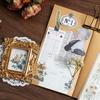 3 pcs/pack Plants flower leaves flat stickers DIY album Washi stickers Decorative Stick Labels Scrapbooking material