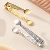1 Pezzo Pinza per Ghiaccio in Acciaio Inossidabile 304, Piccola Pinza Domestica ad Alta Estetica, Pinza Quadrata per Zucchero, Pinza per Snack, Pinza per Ghiaccio da Bar
