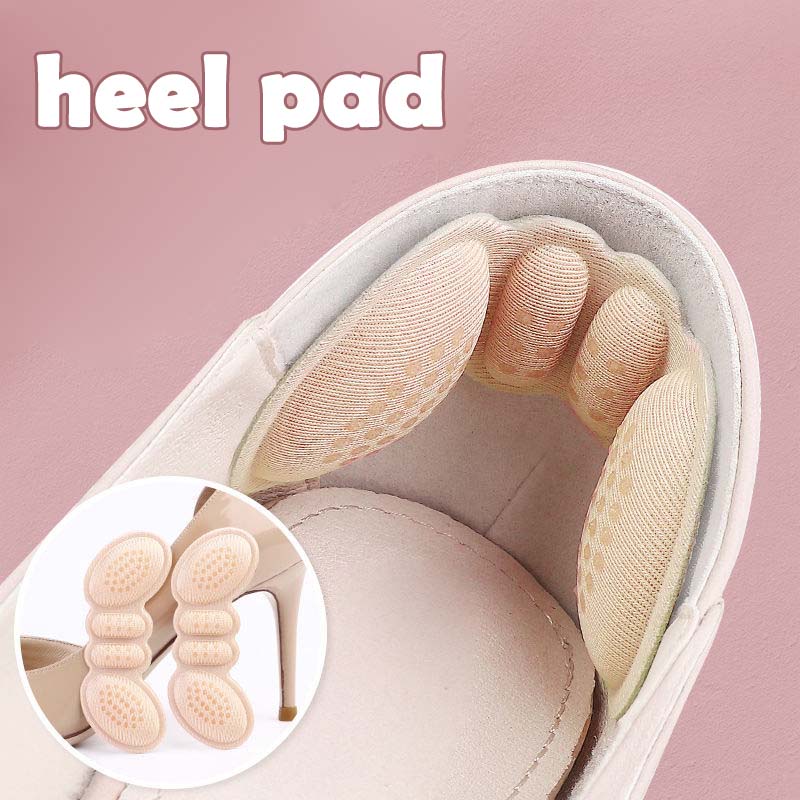 Heel Pads for Shoes Too Big, 180° Heel Grips to Prevent Slipping & Blisters, Self-Adhesive Liner Inserts,  1 Pair