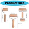 Beechwood Rolling Pin for Pastry Tortillas Pizza Cookie Dumplings Baking Ergonomic Dough Roller Wooden Baking Tool