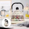 European Style Enamel Tea Kettle Handmade Tea Pot Exquisite Water Kettle