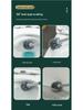 Wall-Mounted Long-Handled Toilet Brush with Drain Pan for Effective Cleaning